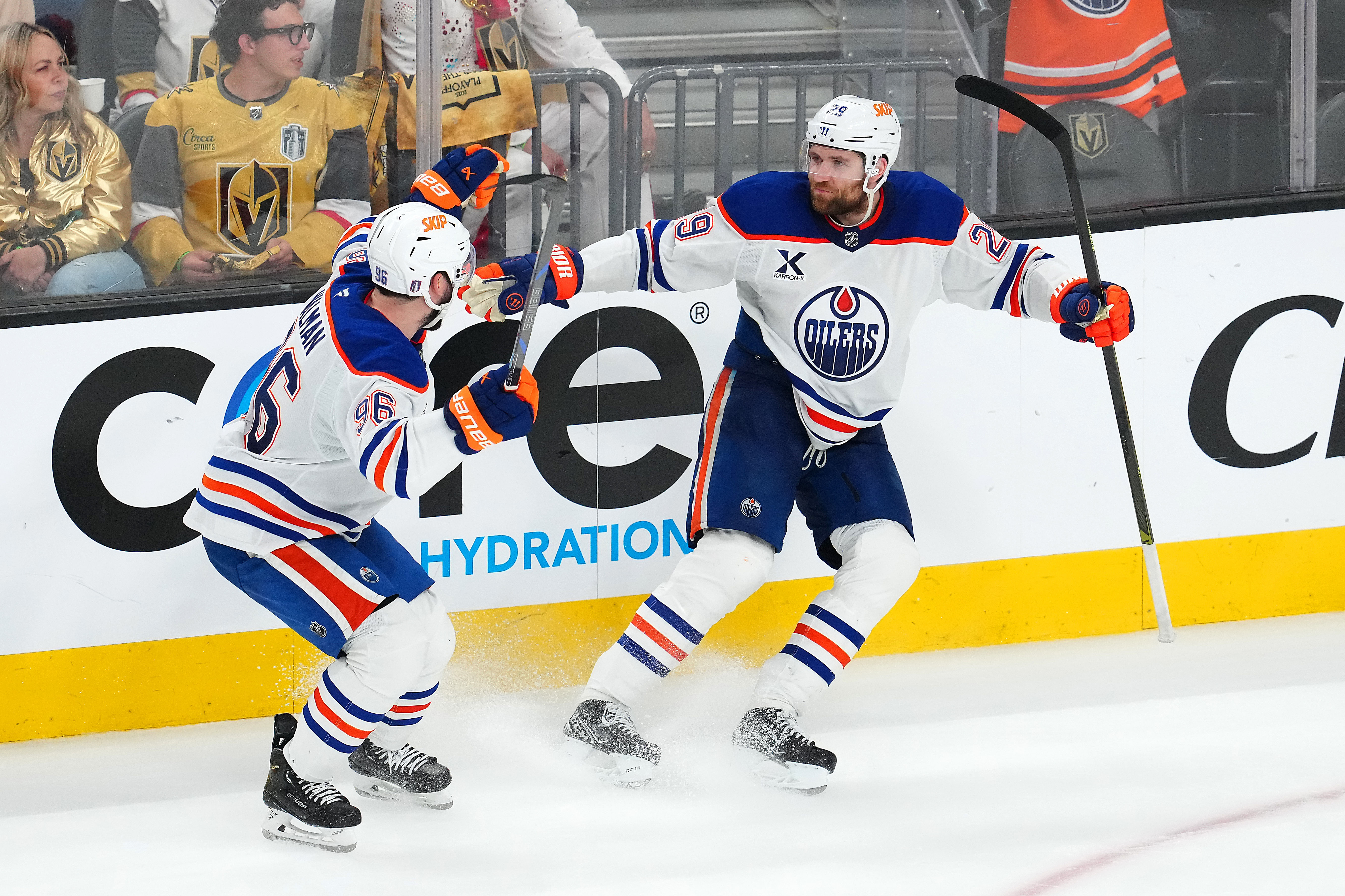 NHL: Stanley Cup Playoffs-Edmonton Oilers at Vegas Golden Knights (Credits: Imagn)